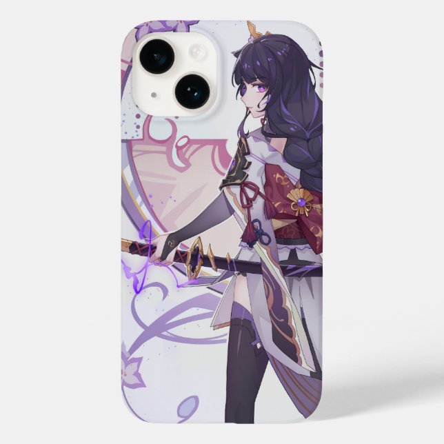 Genshin impact Baal sakura leaves Case-Mate iPhone Case (Back)