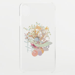 Genshin Impact Kamisato Ayaka Flores Desenho Anime iPhone XS Max Case