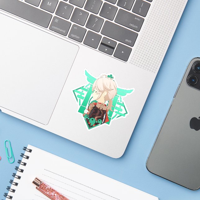 Genshin Impact Kazuha Sticker (Laptop w/ iPhone)