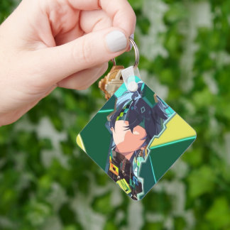 Genshin impact key keychain