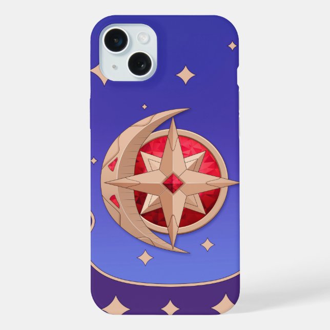 Genshin Impact Mona Iphone Case (Back)