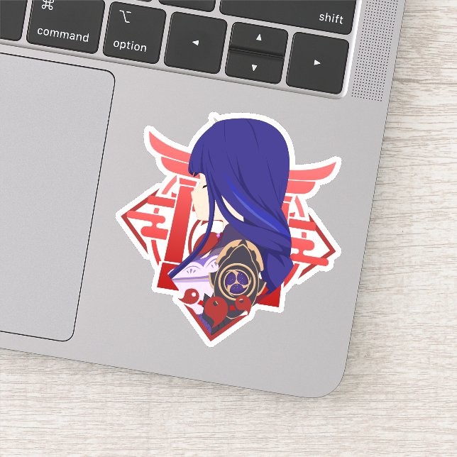 Genshin Impact Raiden Shogun Ei Sticker (Detail)