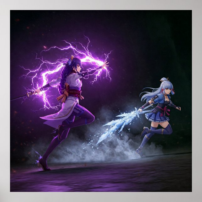 Genshin's Contrast Poster (Front)