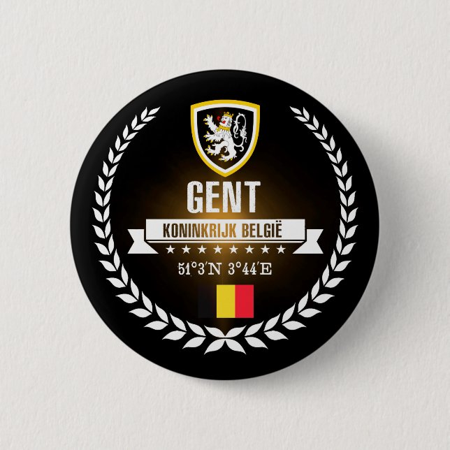Gent Pinback Button (Front)
