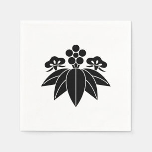 Gentian-style pine bamboo ume napkins