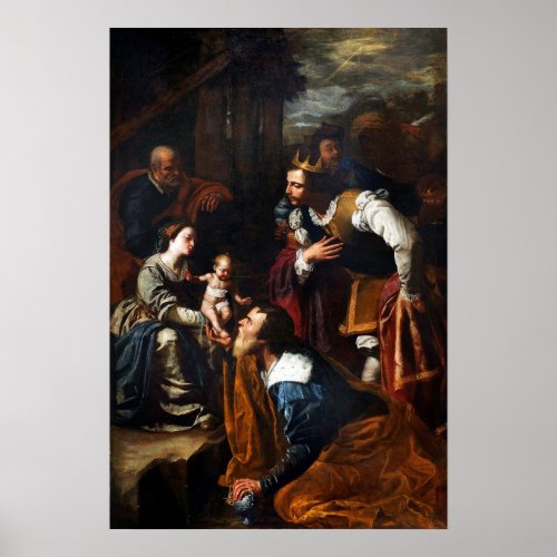 Gentileschi _ Adoration Of The Magi Poster