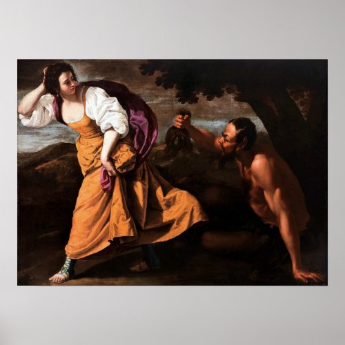 Gentileschi _ Corsica And The Satyr Poster