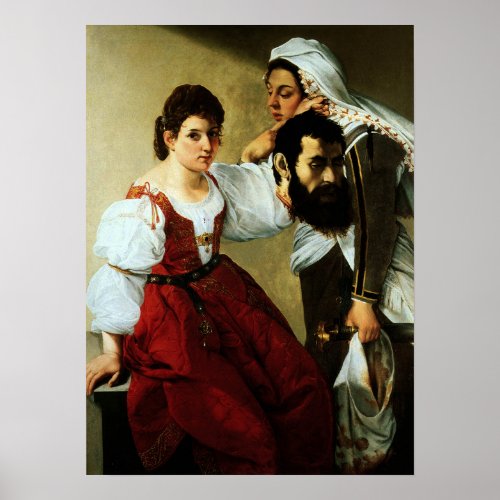 Gentileschi _ Judith Maidservant With Head Poster