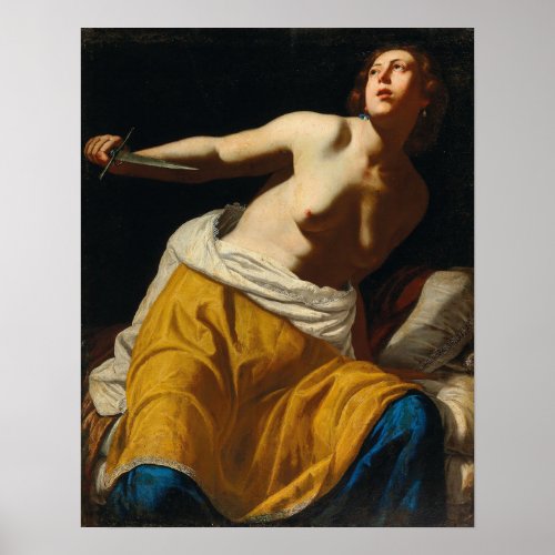 Gentileschi _ Lucretia Poster