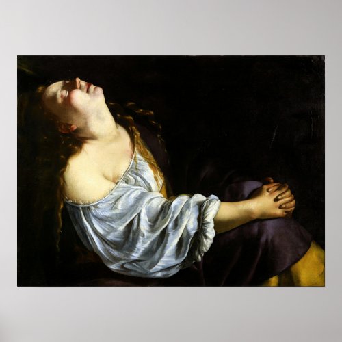 Gentileschi _ Mary Magdalene Poster