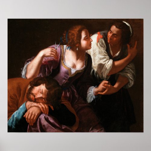 Gentileschi _ Samson And Delilah Poster