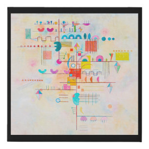 Gentle Accent, Wassily Kandinsky Faux Canvas Print