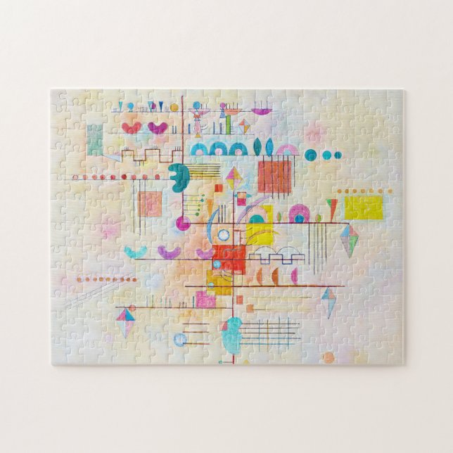 Gentle Accent, Wassily Kandinsky Jigsaw Puzzle (Horizontal)