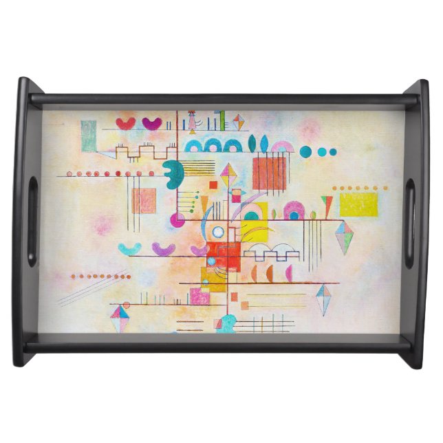 Gentle Accent, Wassily Kandinsky Serving Tray (Front)