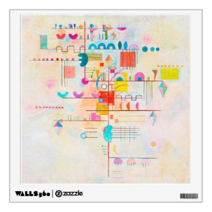 Gentle Accent, Wassily Kandinsky Wall Decal