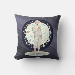 Gentle Anime Doctor Art Throw Pillow