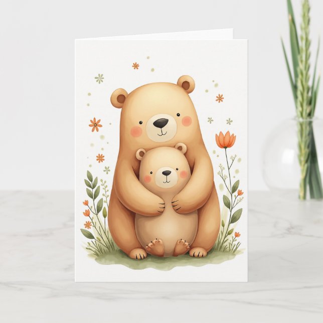 Gentle Bears Mothers Day Card (Front)