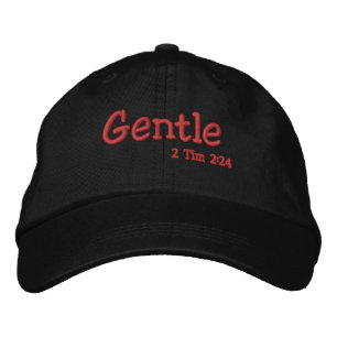Gentle Bible Quotes Customize it Embroidered Baseball Cap