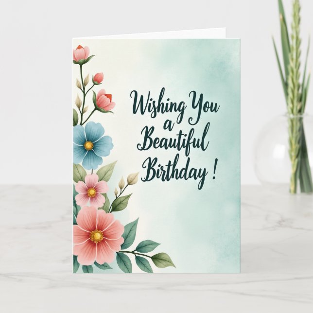 Gentle Birthday Card (Front)