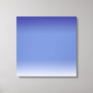 Gentle Blues Wrapped Canvas Print