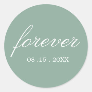 Gentle Botanics Forever Round Sticker