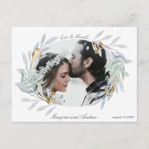 Gentle Botanics Photo Thank You Postcard