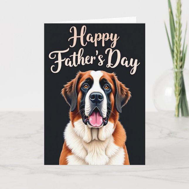 Gentle Canine Fathers Day Card (Front)