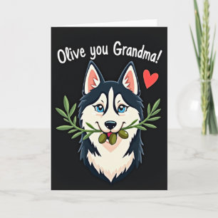 Gentle Canine Grandma Card