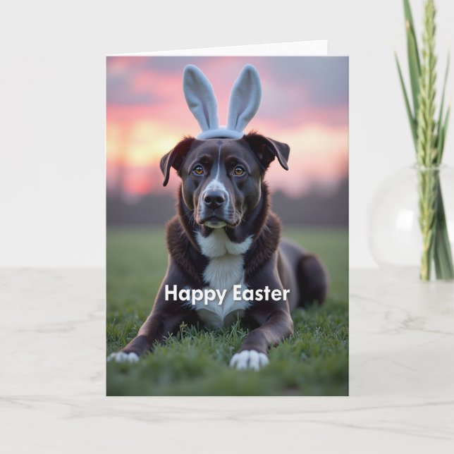 Gentle Canine Portrait Card (Front)