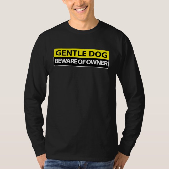GENTLE DOG Dad Joke T-Shirt (Front)