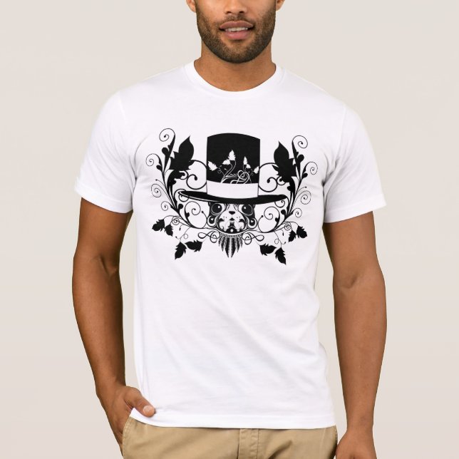 gentle doggy dog puffystyle fashion T-shirt (Front)