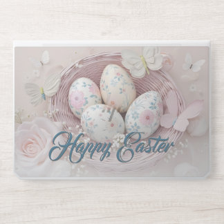 Gentle Easter Joy with Floral Motif HP Laptop Skin