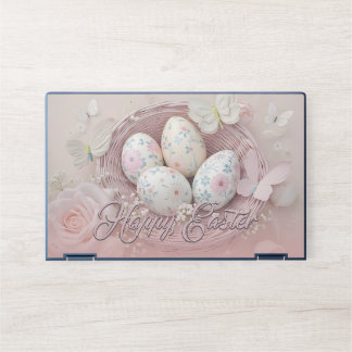 Gentle Easter Joy with Floral Motif HP Laptop Skin