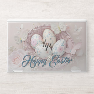 Gentle Easter Joy with Floral Motif HP Laptop Skin