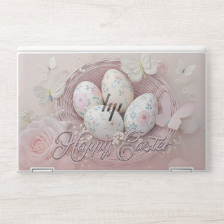 Gentle Easter Joy with Floral Motif HP Laptop Skin