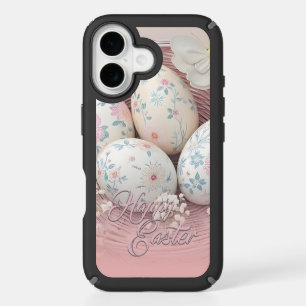 Gentle Easter Joy with Floral Motif iPhone 16 Case
