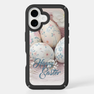 Gentle Easter Joy with Floral Motif iPhone 16 Case