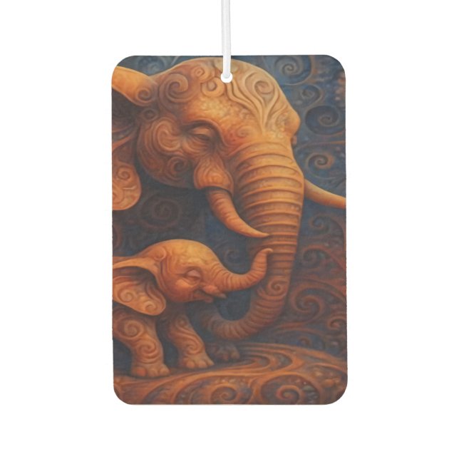 Gentle Elephants Air Freshener (Front)