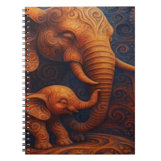 Gentle Elephants Notebook (Front)