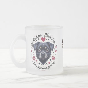 Gentle Eyes, Fierce Love – Dog Frosted Mug