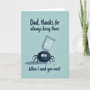 Gentle Fathers Day Fuzzy Card