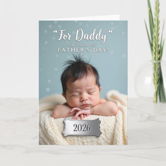 Gentle Fathers Day Wishes Card (Front)