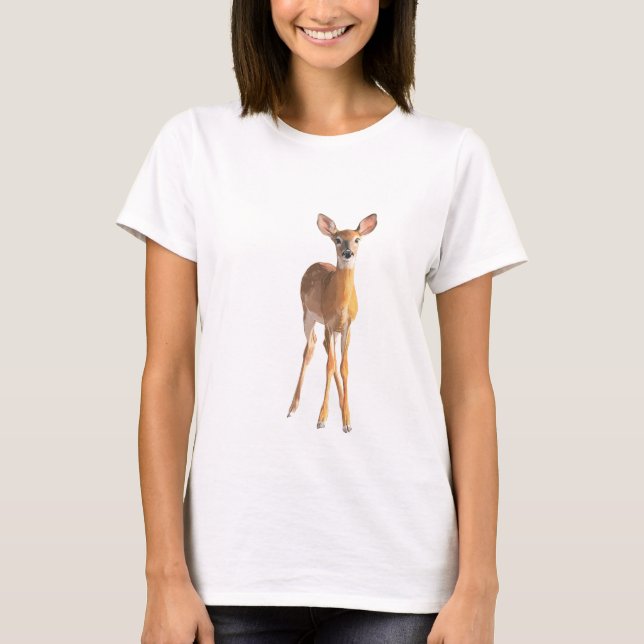 Gentle Fawn Silhouette T-Shirt (Front)