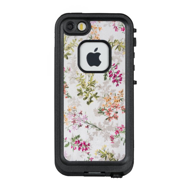 Gentle floral pattern LifeProof iPhone case (Back)