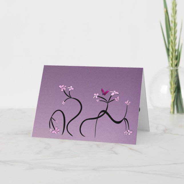 Gentle Florals greeting card (Front)