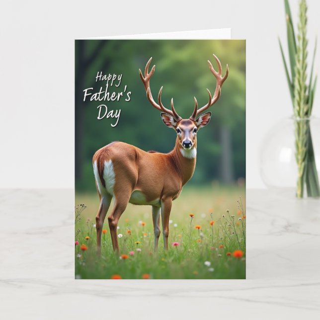 Gentle Forest Fathers Day Card (Front)
