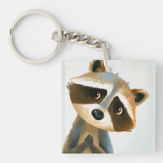 Gentle Forest Friend Keychain (Front)