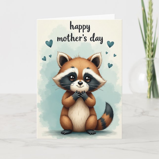 Gentle Fur Mothers Day Card (Front)