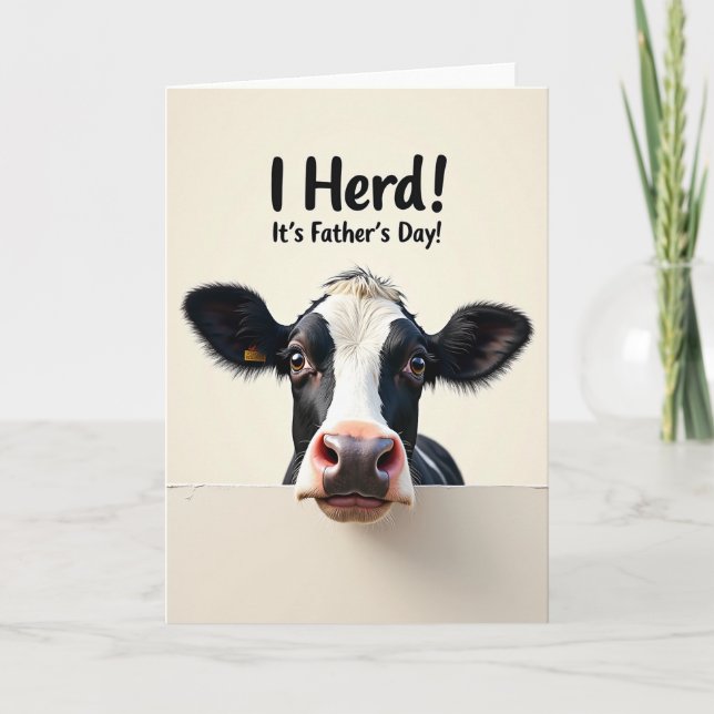 Gentle Gaze Fathers Day Card (Front)