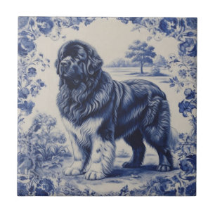 Gentle Giant in Delft Blue Ceramic Tile